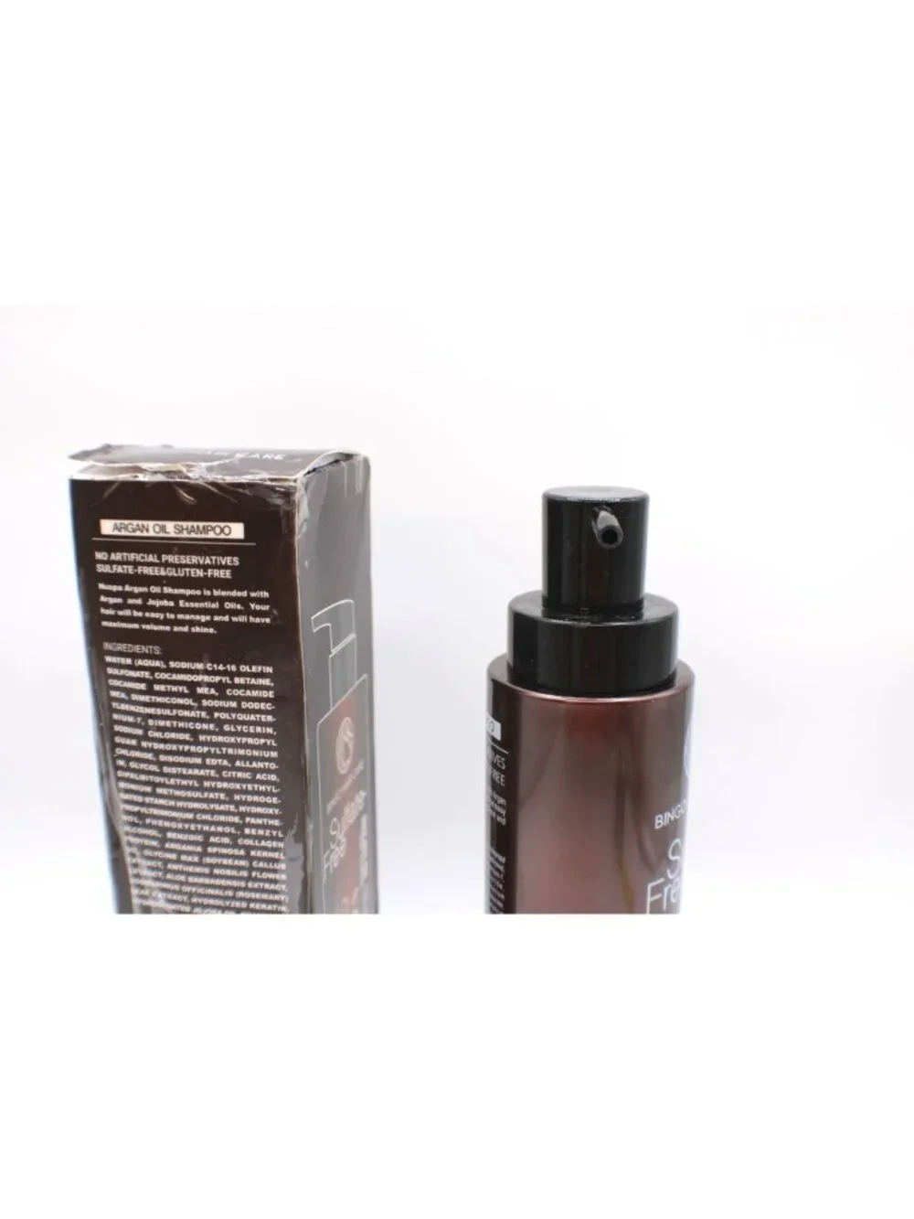 Bingo Hair Care Argan Oil Shampoo 14oz Formulated In Italy Gentle Nourishing For